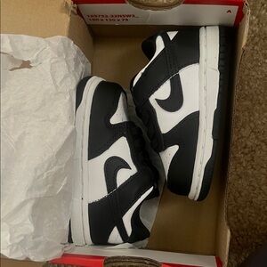 Nike Kids Black and White Sneakers